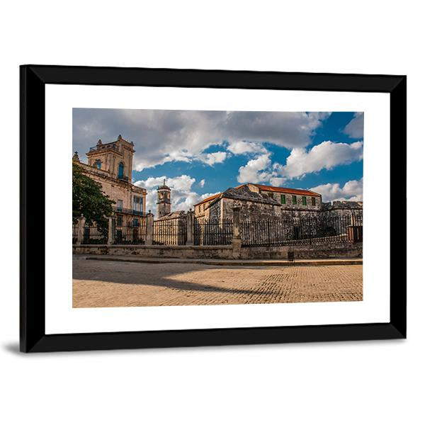 Old Fortress Castle Havana Canvas Wall Art-3 Horizontal-Gallery Wrap-25" x 16"-Tiaracle