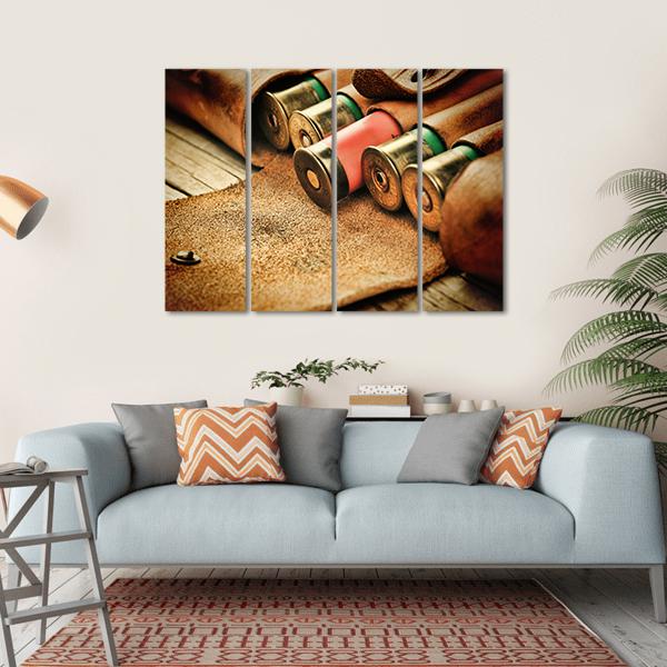 Old Bandoleer Canvas Wall Art-4 Horizontal-Gallery Wrap-34&quot; x 24&quot;-Tiaracle