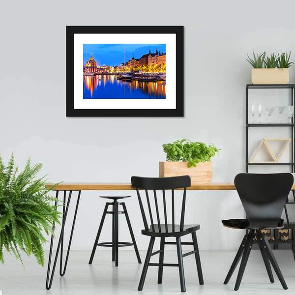 Old Port In Helsinki Canvas Wall Art-3 Horizontal-Gallery Wrap-25" x 16"-Tiaracle
