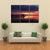 Small Jetty In To The Sea Canvas Wall Art-5 Star-Gallery Wrap-62" x 32"-Tiaracle