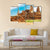 Temple Wat Of Ayutthaya Canvas Wall Art-1 Piece-Gallery Wrap-48" x 32"-Tiaracle