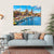 Old Town With Elbe River Canvas Wall Art-4 Horizontal-Gallery Wrap-34" x 24"-Tiaracle