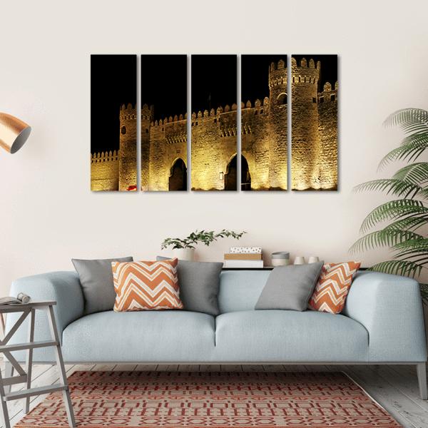 Old Town Gate In Baku Canvas Wall Art-5 Horizontal-Gallery Wrap-22" x 12"-Tiaracle