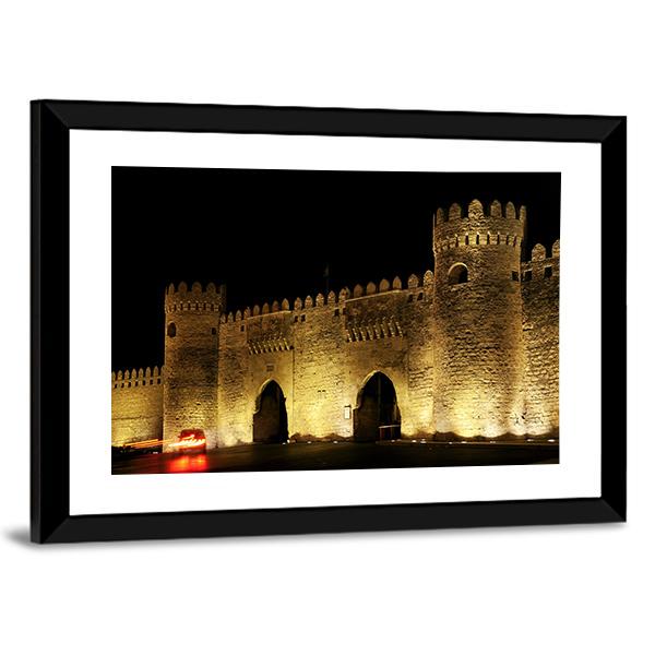 Old Town Gate In Baku Canvas Wall Art-3 Horizontal-Gallery Wrap-25" x 16"-Tiaracle