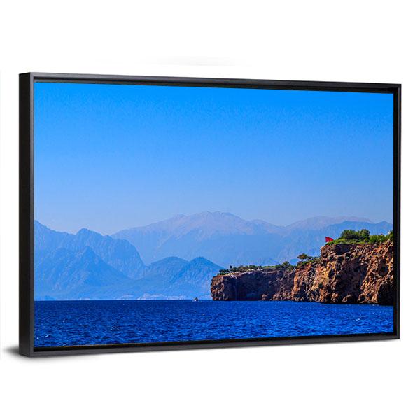 Old Town Kaleici Canvas Wall Art-3 Horizontal-Gallery Wrap-25" x 16"-Tiaracle