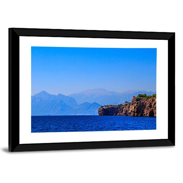 Old Town Kaleici Canvas Wall Art-3 Horizontal-Gallery Wrap-25" x 16"-Tiaracle