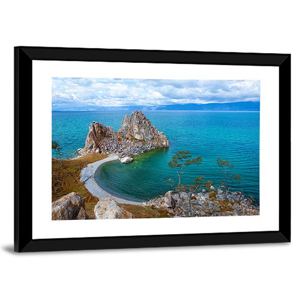 Olkhon Island Canvas Wall Art-3 Horizontal-Gallery Wrap-25" x 16"-Tiaracle
