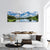 Olympic Lake In Munich Panoramic Canvas Wall Art-3 Piece-25" x 08"-Tiaracle