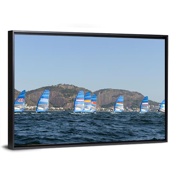 Olympics Games In Brazil Canvas Wall Art-3 Horizontal-Gallery Wrap-25" x 16"-Tiaracle