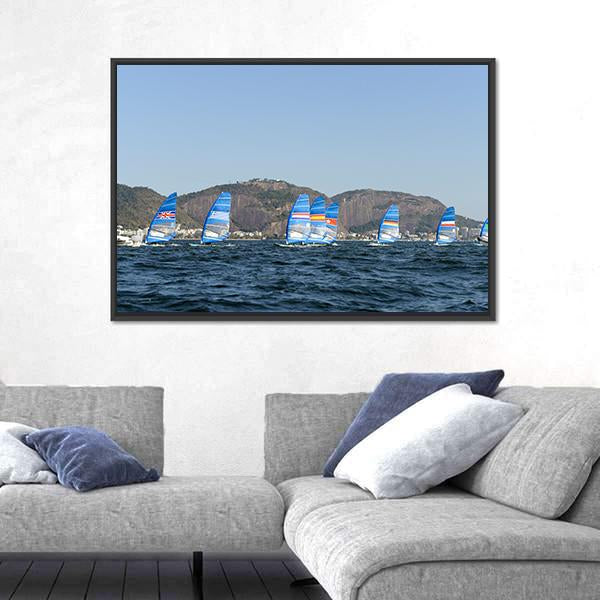 Olympics Games In Brazil Canvas Wall Art-3 Horizontal-Gallery Wrap-25" x 16"-Tiaracle