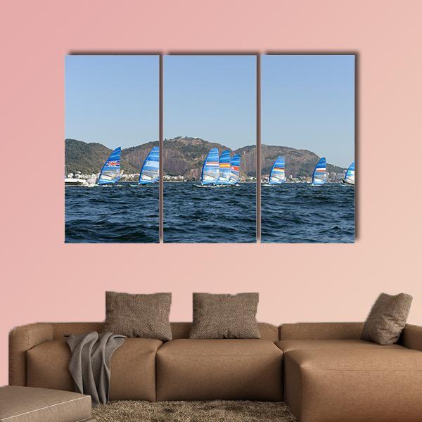 Olympics Games In Brazil Canvas Wall Art-3 Horizontal-Gallery Wrap-25&quot; x 16&quot;-Tiaracle