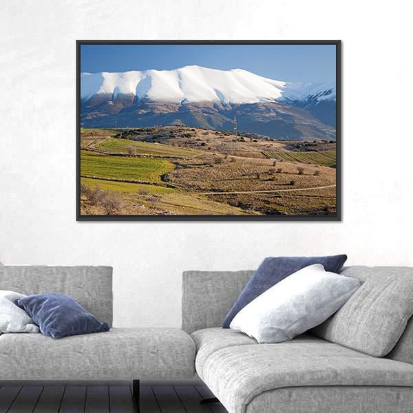 Olympus Mountain Canvas Wall Art-3 Horizontal-Gallery Wrap-25" x 16"-Tiaracle