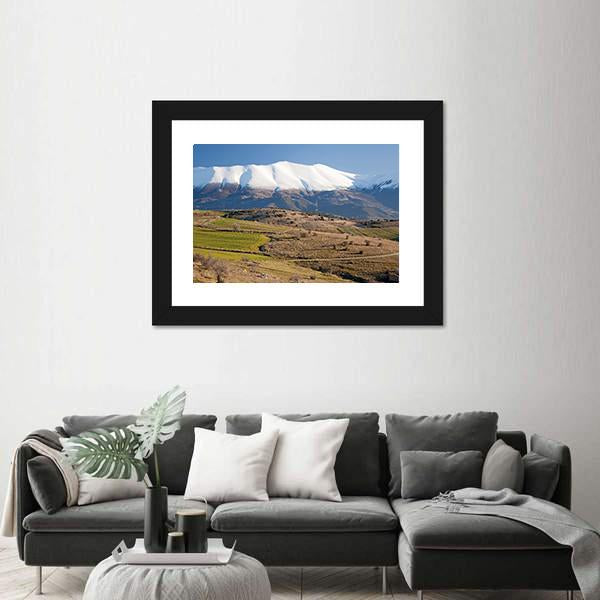 Olympus Mountain Canvas Wall Art-3 Horizontal-Gallery Wrap-25" x 16"-Tiaracle