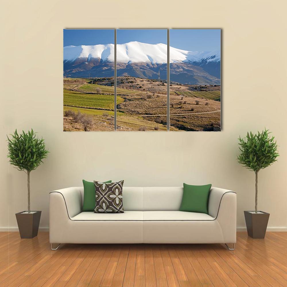Olympus Mountain Canvas Wall Art-3 Horizontal-Gallery Wrap-37" x 24"-Tiaracle