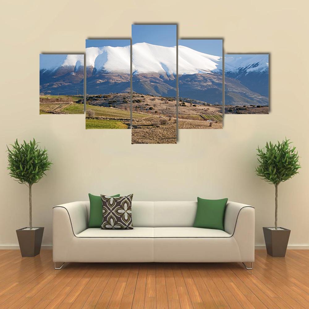 Olympus Mountain Canvas Wall Art-4 Pop-Gallery Wrap-50" x 32"-Tiaracle