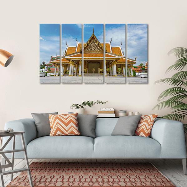 Mahajetsadabodin Royal Pavilion Canvas Wall Art-5 Horizontal-Gallery Wrap-22" x 12"-Tiaracle