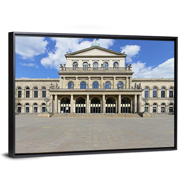 Opera House In Hanover Canvas Wall Art-3 Horizontal-Gallery Wrap-25" x 16"-Tiaracle
