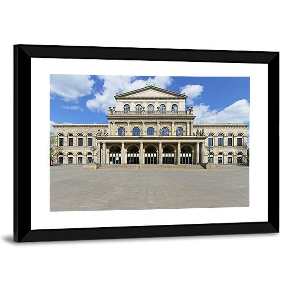 Opera House In Hanover Canvas Wall Art-3 Horizontal-Gallery Wrap-25" x 16"-Tiaracle