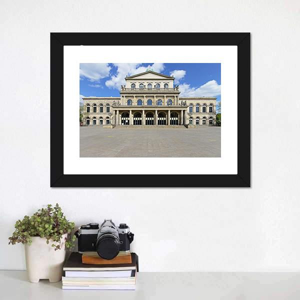 Opera House In Hanover Canvas Wall Art-3 Horizontal-Gallery Wrap-25" x 16"-Tiaracle