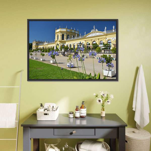 Orangerie In Kassel Germany Canvas Wall Art-1 Piece-Floating Frame-24" x 16"-Tiaracle
