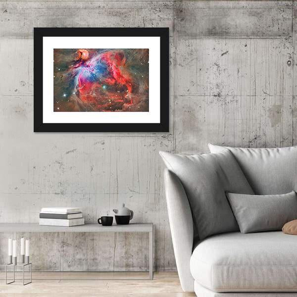 Orion Nebula Canvas Wall Art-3 Horizontal-Gallery Wrap-25" x 16"-Tiaracle