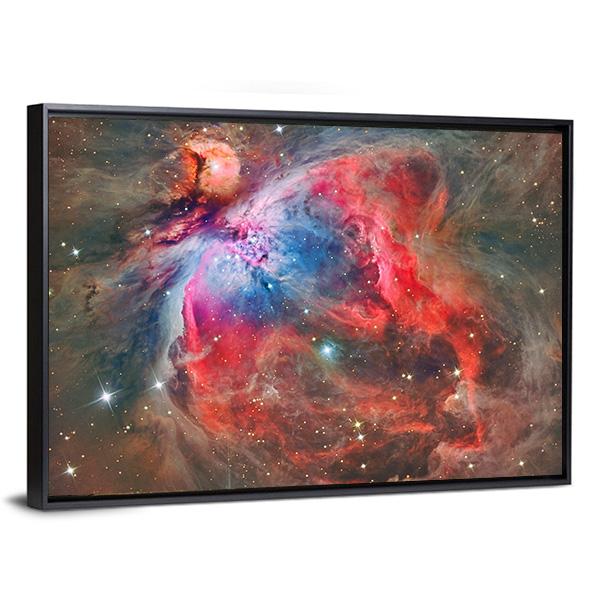 Orion Nebula Canvas Wall Art-3 Horizontal-Gallery Wrap-25" x 16"-Tiaracle