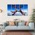 Skydivers In Relative Work Canvas Wall Art-5 Horizontal-Gallery Wrap-22" x 12"-Tiaracle