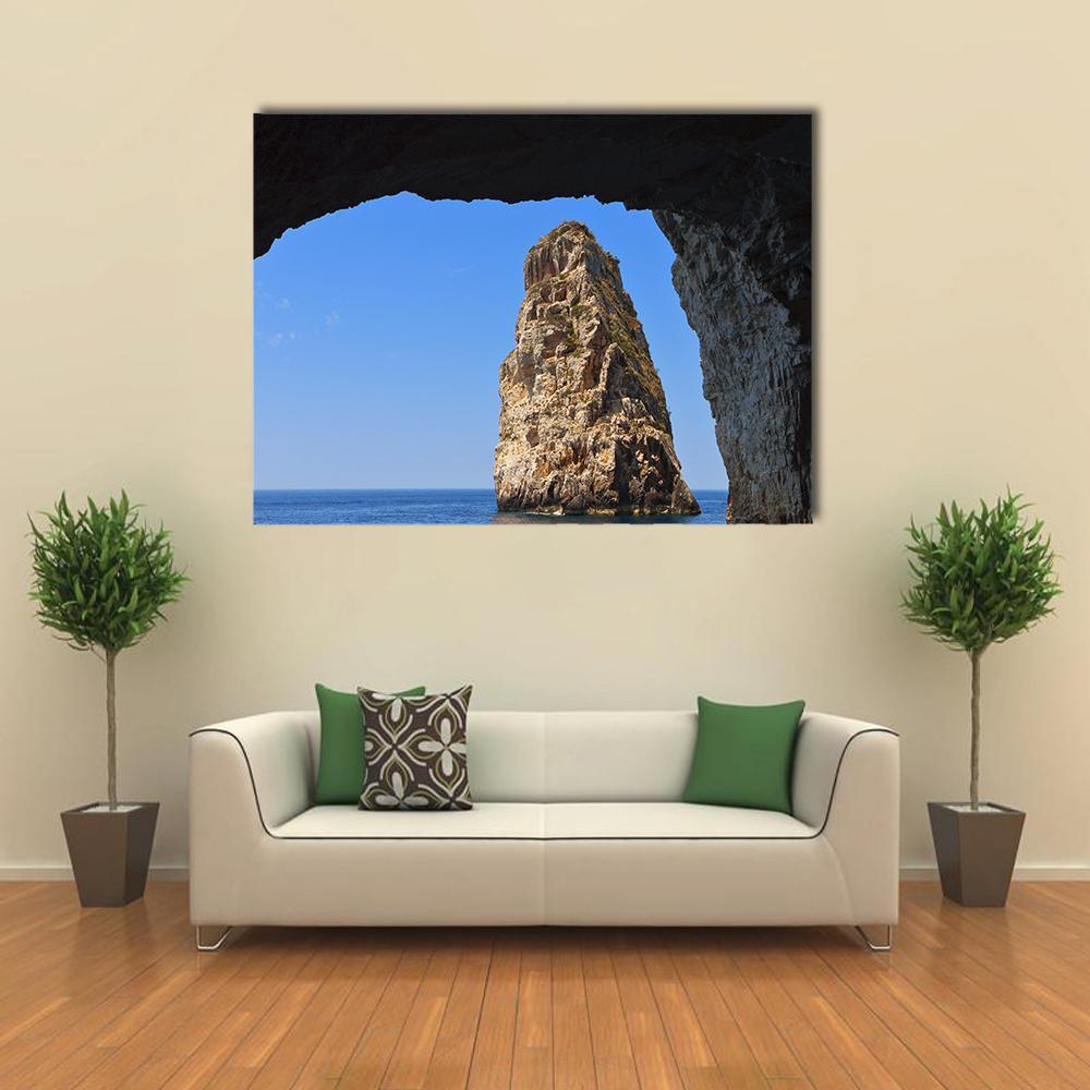 Ortholithos Rock Canvas Wall Art-1 Piece-Gallery Wrap-48" x 32"-Tiaracle