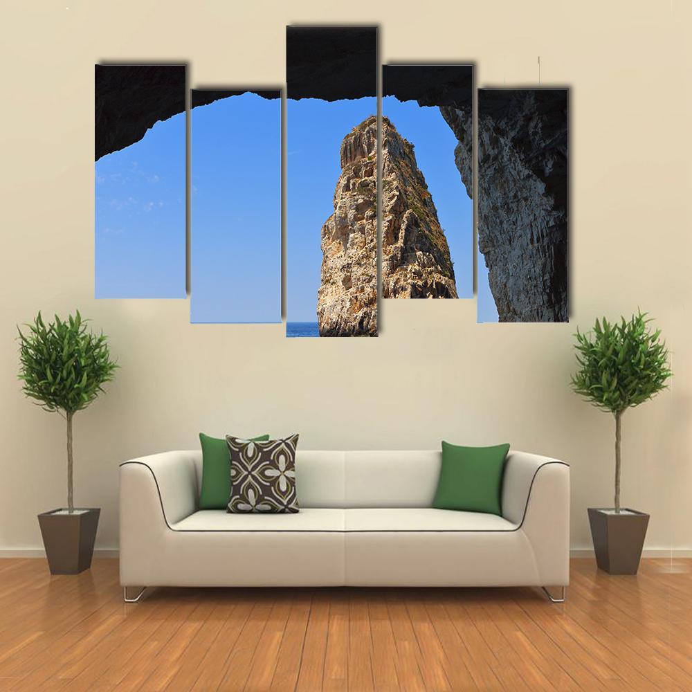 Ortholithos Rock Canvas Wall Art-5 Pop-Gallery Wrap-47" x 32"-Tiaracle