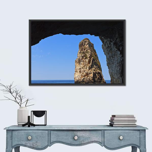 Ortholithos Rock Canvas Wall Art-1 Piece-Floating Frame-24" x 16"-Tiaracle