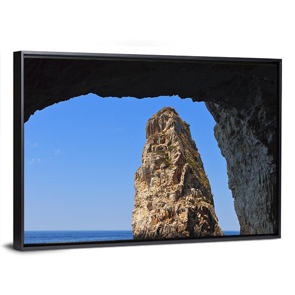 Ortholithos Rock Canvas Wall Art-3 Horizontal-Gallery Wrap-25" x 16"-Tiaracle