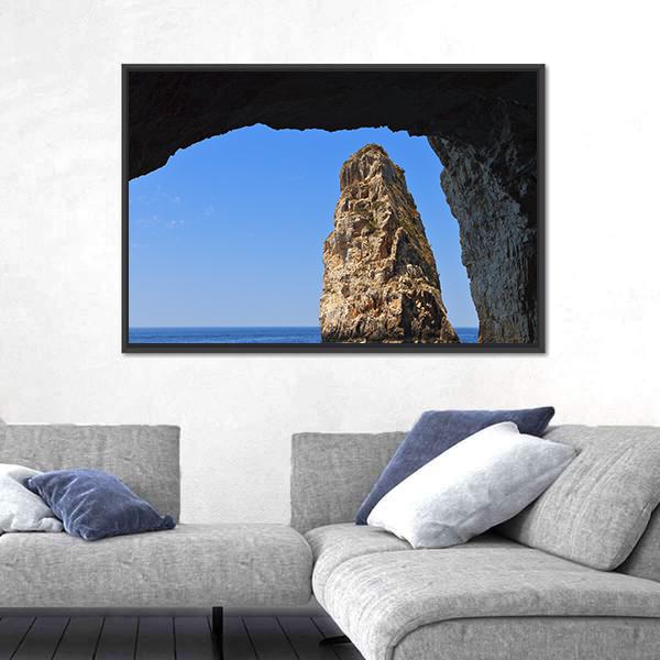 Ortholithos Rock Canvas Wall Art-3 Horizontal-Gallery Wrap-25" x 16"-Tiaracle