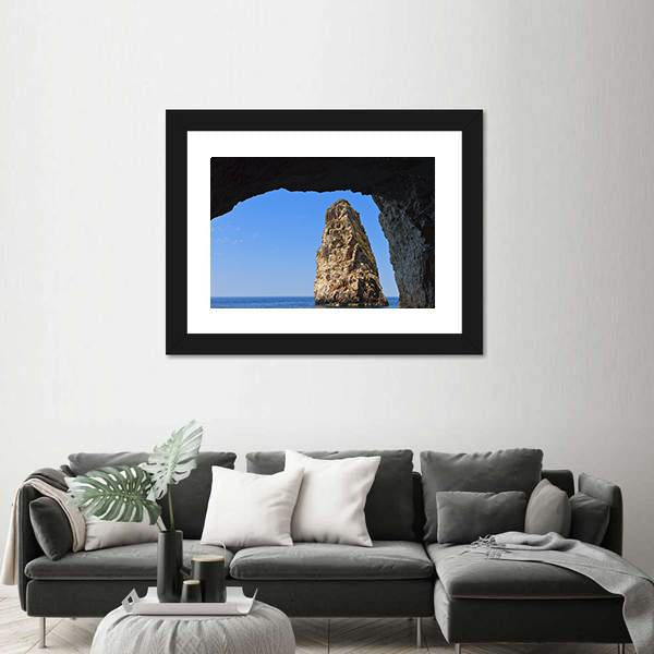 Ortholithos Rock Canvas Wall Art-3 Horizontal-Gallery Wrap-25" x 16"-Tiaracle