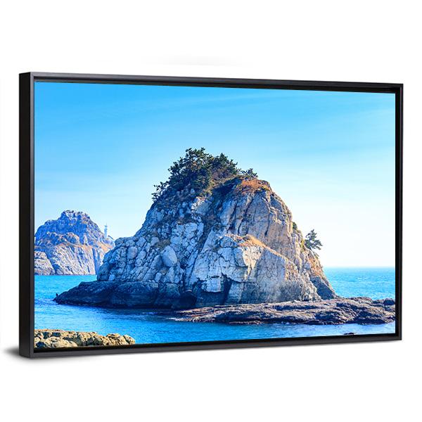 Oryukdo Island Canvas Wall Art-3 Horizontal-Gallery Wrap-25" x 16"-Tiaracle