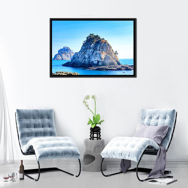 Oryukdo Island Canvas Wall Art-3 Horizontal-Gallery Wrap-25" x 16"-Tiaracle