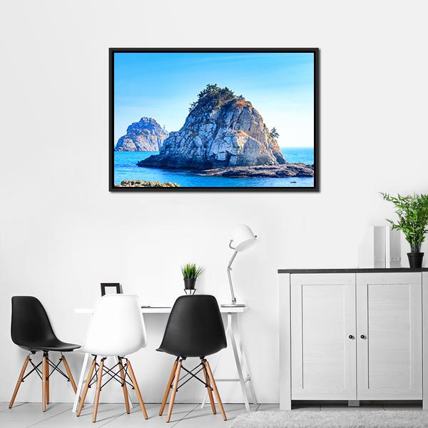 Oryukdo Island Canvas Wall Art-3 Horizontal-Gallery Wrap-25" x 16"-Tiaracle