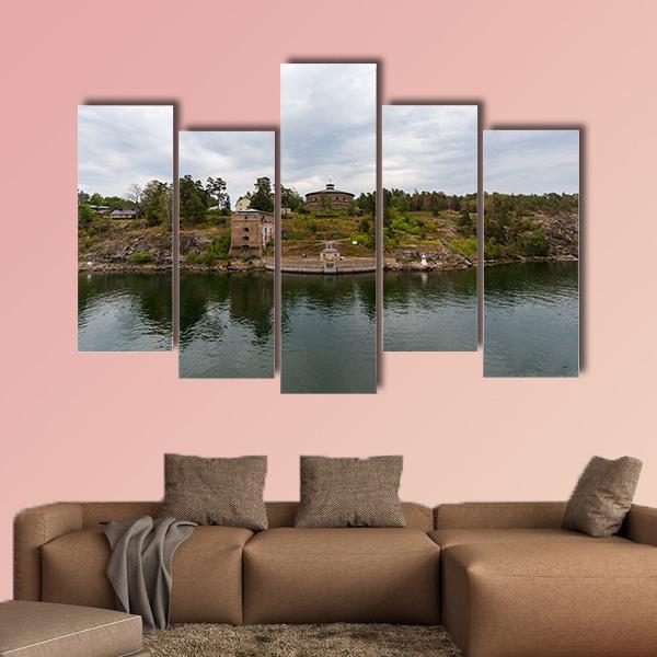 Oscar Fredriksborgs Fortification Canvas Wall Art-5 Pop-Gallery Wrap-47" x 32"-Tiaracle