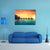 Over Water Bungalows Canvas Wall Art-4 Horizontal-Gallery Wrap-34" x 24"-Tiaracle