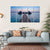 Overwater Bungalow In The Maldives Canvas Wall Art-4 Horizontal-Gallery Wrap-34" x 24"-Tiaracle