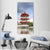 Twin Pagoda China Vertical Canvas Wall Art-3 Vertical-Gallery Wrap-12" x 25"-Tiaracle