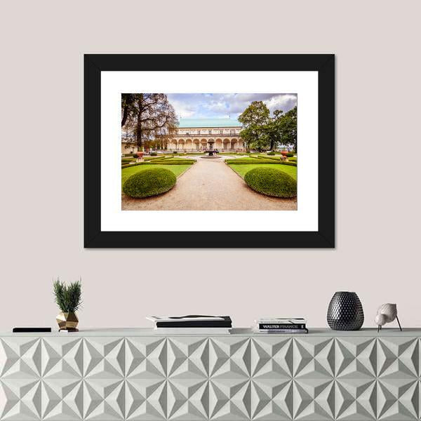 Palace Of Queen Anne Czechia Canvas Wall Art-3 Horizontal-Gallery Wrap-25" x 16"-Tiaracle