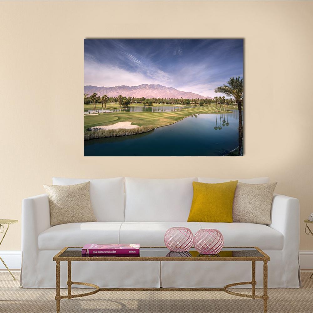 Palm Springs Chino Canyon Canvas Wall Art-1 Piece-Gallery Wrap-48" x 32"-Tiaracle