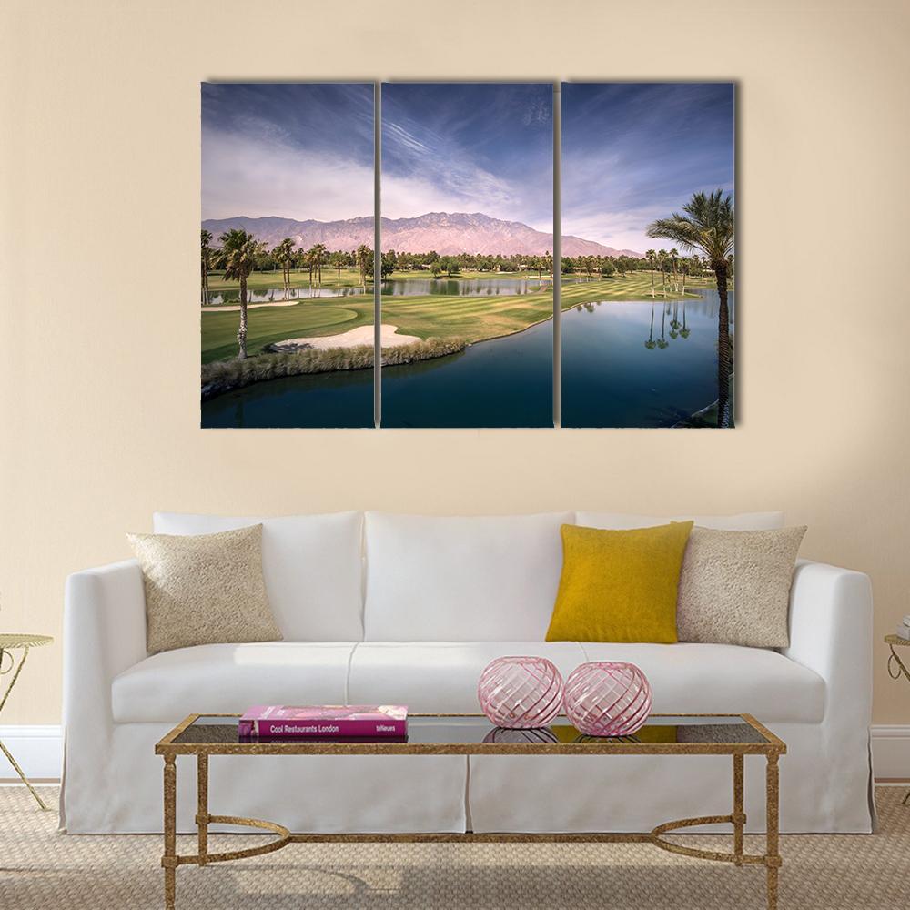 Palm Springs Chino Canyon Canvas Wall Art-3 Horizontal-Gallery Wrap-37" x 24"-Tiaracle