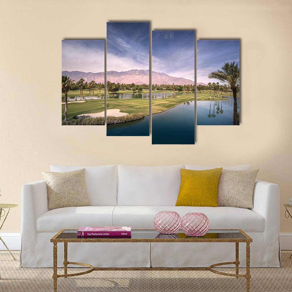 Palm Springs Chino Canyon Canvas Wall Art-4 Pop-Gallery Wrap-50" x 32"-Tiaracle