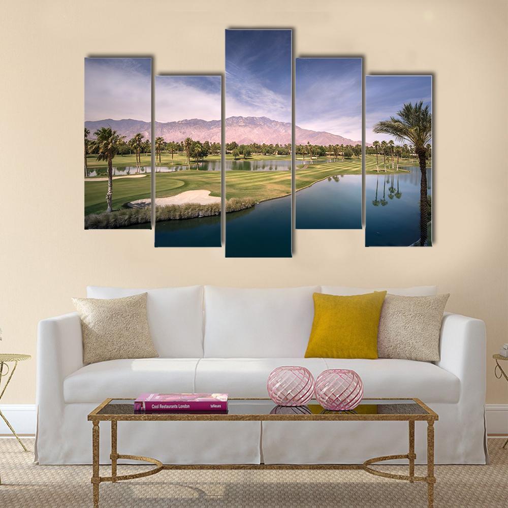Palm Springs Chino Canyon Canvas Wall Art-4 Pop-Gallery Wrap-50" x 32"-Tiaracle