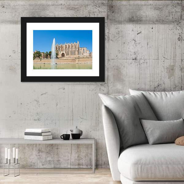 Palma de Mallorca Spain Panoramic Canvas Wall Art-1 Piece-36" x 12"-Tiaracle