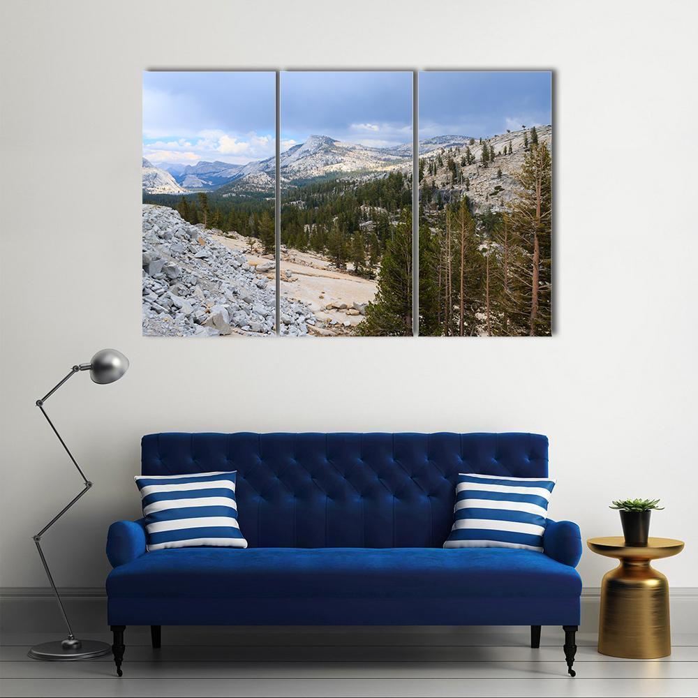 Tioga Road In Yosemite Canvas Wall Art-3 Horizontal-Gallery Wrap-37" x 24"-Tiaracle