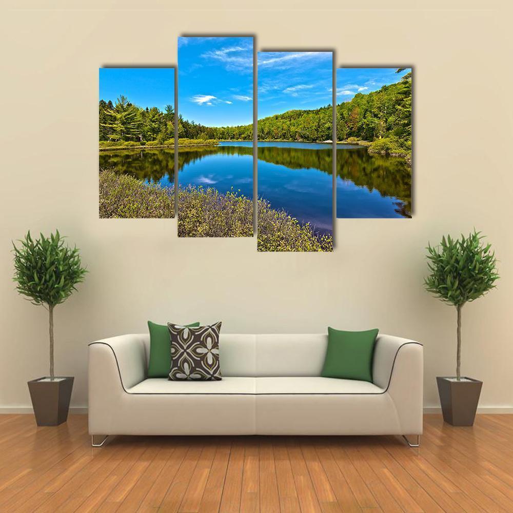 Sacacomie In Quebec Canvas Wall Art-4 Pop-Gallery Wrap-50" x 32"-Tiaracle