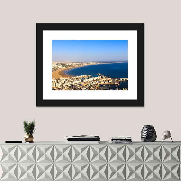 Agadir Cityscape Canvas Wall Art-3 Horizontal-Gallery Wrap-25" x 16"-Tiaracle