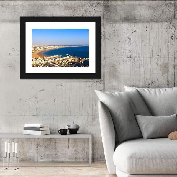 Agadir Cityscape Canvas Wall Art-3 Horizontal-Gallery Wrap-25" x 16"-Tiaracle